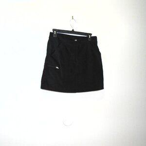 Black Tennis Skirt with Built-In Shorts & Pocket – Size Small